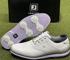 FootJoy Traditions Womens Golf Shoes 97929 White/Purple Choose Size NEW