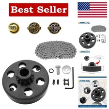 Go Kart Clutch 3/4" Bore 12 Tooth with 35 Chain, Centrifugal Clutch for Pred...