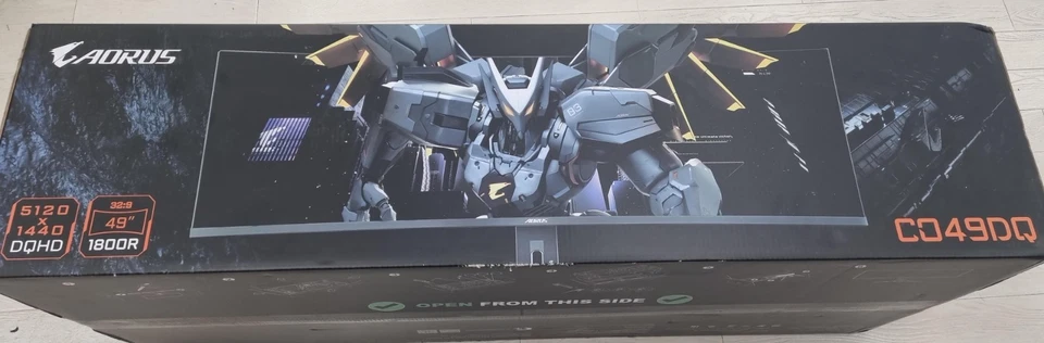 Aorus CO49DQ 49" Widescreen Oled Black Multimedia Curved Monitor 5120X1440/0.03M - Image 3 of 4