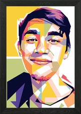 Rizky Pop Art Framed Wall Art Poster Canvas Print Picture