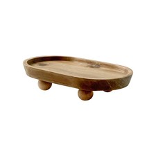 Small Wooden Riser Wooden Pedestal for Display Tray Display Riser for Entry T...
