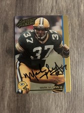 1992 Action Packed Mark Murphy Hand Signed Auto Autograph Card Green Bay Packers
