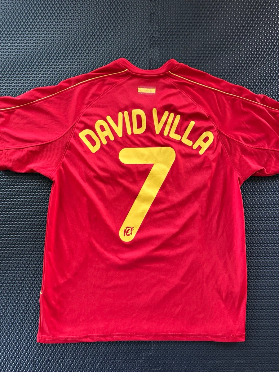 David Villa Spain National Team Soccer Fan Apparel & Souvenirs for