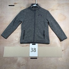 Patagonia Better Sweater Boys Youth Gray Jacket Full Zip Size S 7-8 Oudoors