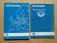 VW Volkswagen und Audi PKW Serviceplan 7.1985 mit Eintragungen + V.A.G Service