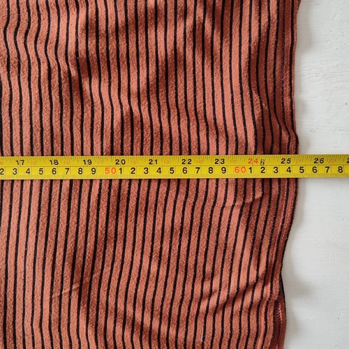 Next Maternity Sleeveless Top Tan Stripe Twist Knot Cowl Neckline Size 14 - Picture 6 of 8