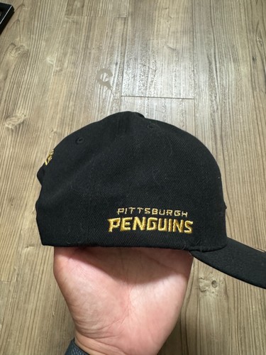 New Pittsburgh Penguins Hat Cap Mitchell & Ness Hockey NHL Adjustable Snapback - Picture 3 of 7