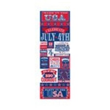 Made In The USA Die-Cut Stickers 4.25"X13"-Graphics