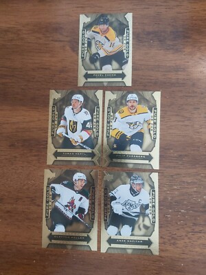 Lot Of 7 2024-25 UD Tim Horton's Pure Gold Insert Cards; 3 8 11 14 14 16 & 17