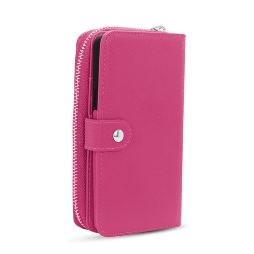 Custodia a portafoglio staccabile in pelle con cerniera per Samsung Galaxy Note 8 S9 S9 Plus - Foto 37 di 59