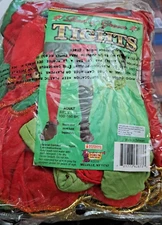 FORUM NOVELTIES INC ADULTS RED & GREEN ELF/JESTER TIGHTS #62873