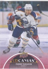 21/22 UD..PIERRE TURGEON..CANVAS..RETIRED STARS..SP..CARD # C247..SABRES