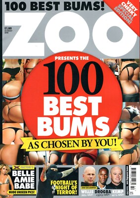 Zoo dated 22 Oct 2010 (No 345) - 100 Best Bums, Sophia Wardman, Christine Martin