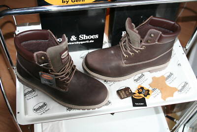 DOCKERS by gerli CRAZY HORSE  46  Neu  coffee echtes    natur Leder 