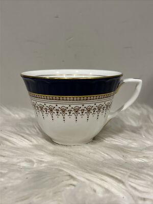 Royal Worcester Regency Blue  Cobalt Blue Tea Cup ONLY Excellent Condition