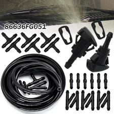 Windshield Washer Nozzle Wiper Spray Hose Kit For Chevrolet GMC Spray Wash Jet