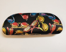 NICOLE MILLER CLAM SHELL EYEGLASS CASE Sunglasses Print rare