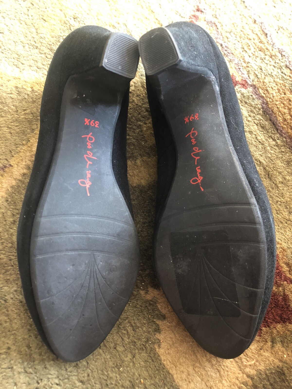 Pas De Rouge Shoes Suede Pumps US Size 9.5, EU 39.5 Excellent Worn Once |  eBay