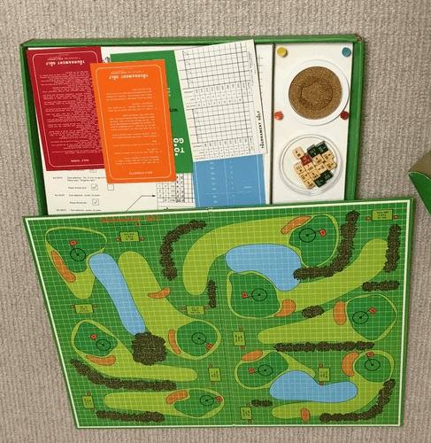 1969 "TOURNAMENT GOLF" BOARD GAME: RIGELY BANADA; GREEN VALLEY COUNTRY CLUB - Picture 3 of 4