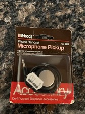 Woods Phone Handset Microphone Pick Up NIP