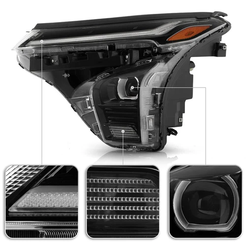 For 2024-2025 Chevy Trax Left & Right w/ LED DRL Projector Headlights Headlamps - Picture 4 of 15