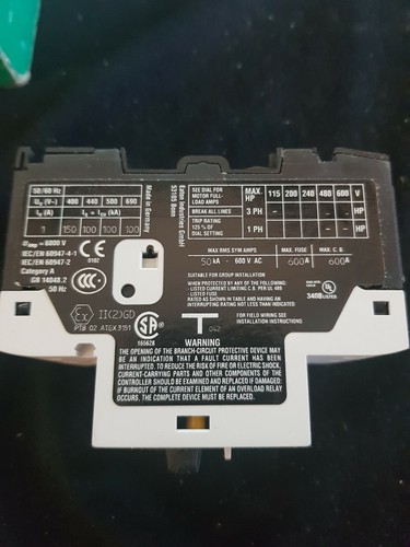 KLOCKNER MOELLER EATON DIL/R/22-G 110V 16A DIL/08-31-s 220V10A PKZM0-1 0.63-1.0A - Picture 8 of 16