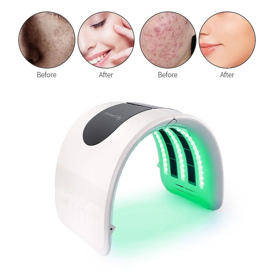 7 Colors LED Light Photon Therapy Facial Skin Rejuvenation Face Beauty