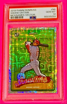 その他 MLB Shohei Ohtani Donruss PSA10 MLB Shohei Ohtani Donruss PSA10