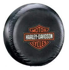 Harley Davidson Motorcycles Vinyl Spare Tire Cover RV, Jeep, Truck, SUV, Trailer