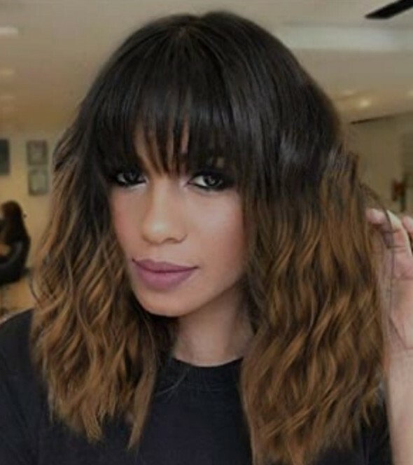 New Nnzes Short Wavy Wig with Bangs for Women with Natural  display picture 1