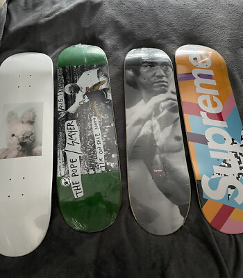 SUPREME SS2016 MENDINI BOX LOGO SKATEBOARD ARTIST DECK NEW SEAL