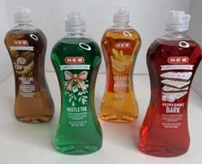 NEW H-E-B Limited Edition Holidays Dish Washing Liquid Soap 22 fl oz (Lot of 4)