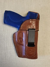 Braids Holsters S&W M&P 2.0 9mm leather brown Iwb holster with shield