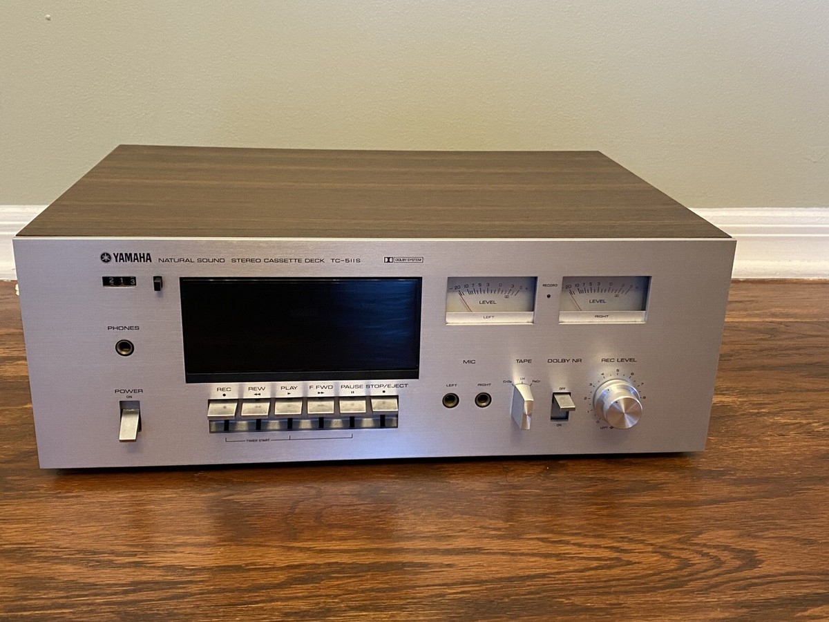 ヤマハTC-511S カセットデッキ Yamaha TC-511s Natural Sound Stereo Cassette Deck | eBay