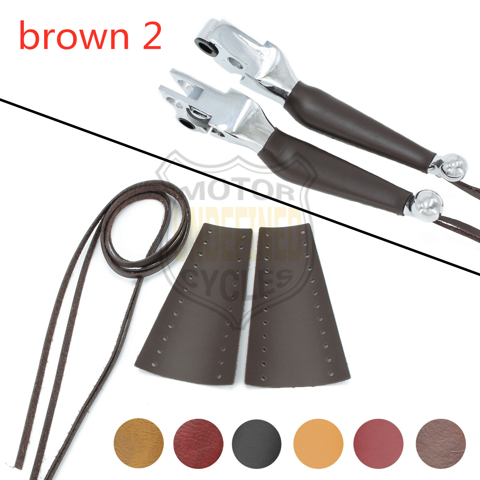 Leather Brake Clutch Lever Cover Lever Protector Heavy Duty For Harley