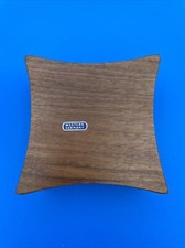 Western Germany Shoe or Hat Lint Brush Vintage Unusual Curved Wood Square Shape