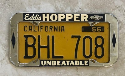Eddie Hopper Chevrolet Garden Grove Ca License Plate