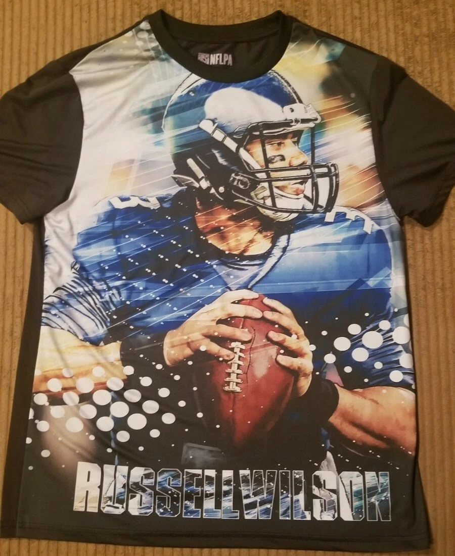 Russell wilson sales seahawks tshirt