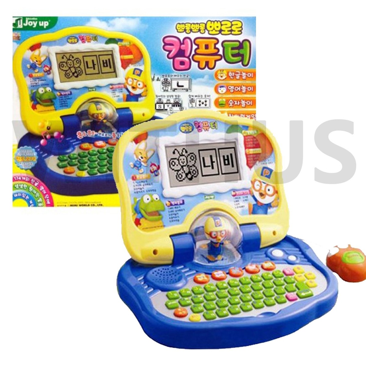 Pororo Computer Toy LCD Learning Korean English Number Play Kids