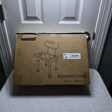 Shower Chair w/ Removable Back for Seniors & Disables Heavy Duty 400# Capacity-V