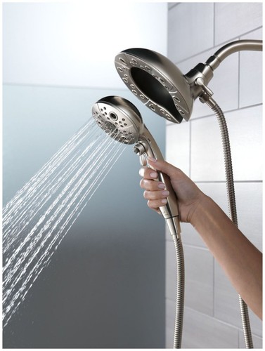 Delta 58480-PK Universal Ducha Redonda 1.75 GPM Multifunción - Cromo - Imagen 2 de 12