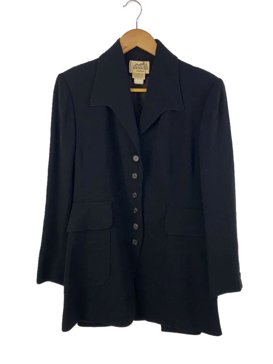 HERMÈS HERMES ALTRA GIACCA 40 LANA Nera Usata