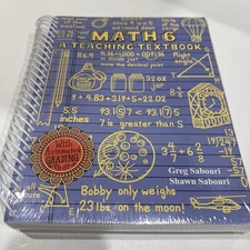 Teaching Textbooks Math 6 Workbook/Answer Key NEW SEALED