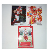 Travis Kelce Kansas City Chiefs 3 Card NFL Lot Ft. 2025 Panini Rookies & Stars 