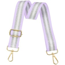 Purse Strap Wide Shoulder Strap Adjustable Crossbody Bag Straps Light Purple