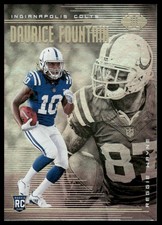 Daurice Fountain / Reggie Wayne Rookie RC 2018 Panini Illusions #11 Colts