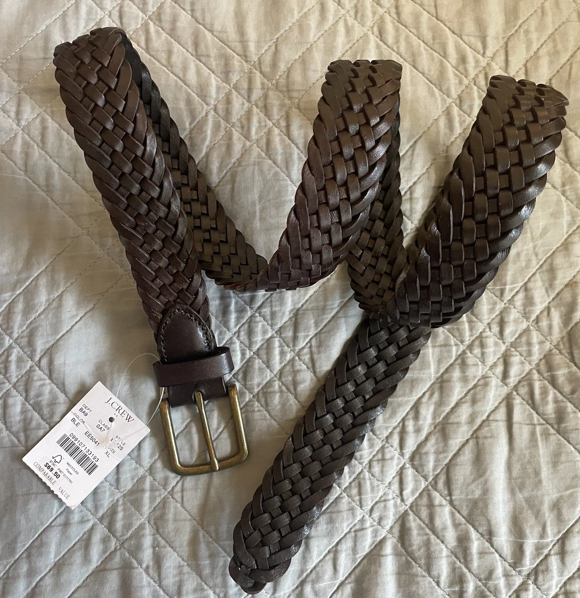 j crew brown leather belt products for sale | eBay display picture 2