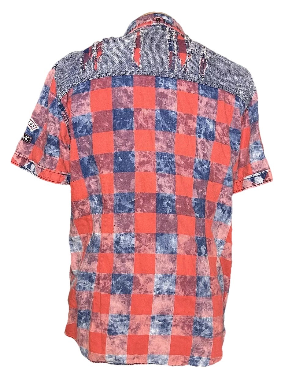 Affliction Distressed Two Sided Collared Shirt - image 2