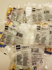 Lot of 5 Lego 10071 Easter Bunnies from 2002. ALL SETS ARE SEALED