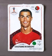 RARE CRISTIANO RONALDO FIFA WORLD CUP RUSSIA 2018 REAL MADRID PANINI TRAD CARD